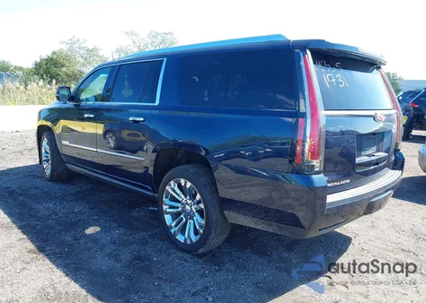 2019 Cadillac Escalade Esv Platinum z USA, uszkodzony, nr VIN 1GYS4KKJ0KR249261